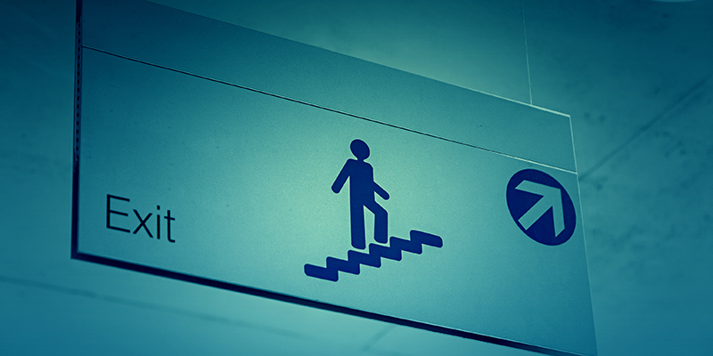 xit-sign-on-wall-representing-shareholders-dispute-exit-strategy